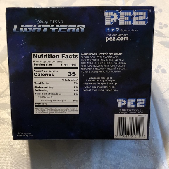 New in Box Disney Pixar Lightyear PEZ Dispenser - Picture 2 of 4